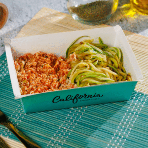 Spaghetti de Abobrinha com Frango