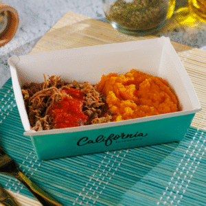 Ragu de Filé Mignon com Purê de Abóbora